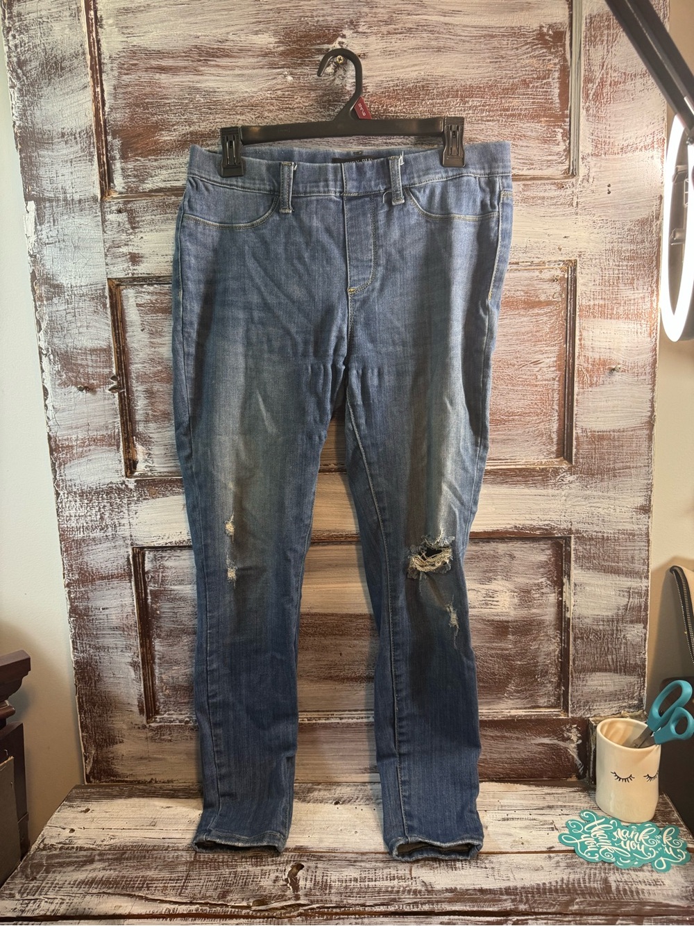 Judy Blue Distressed Slim Blue Women's Jeans